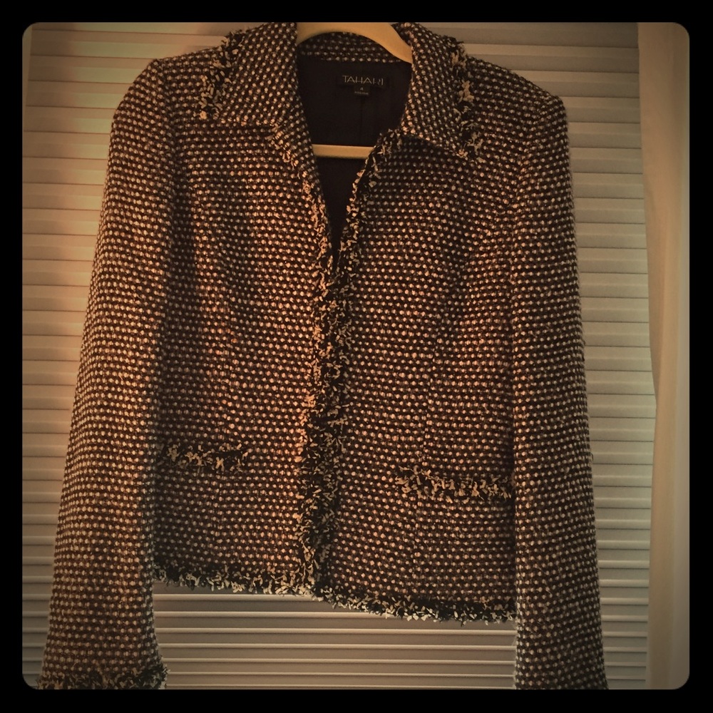 Tahari jacket- great for holidays.